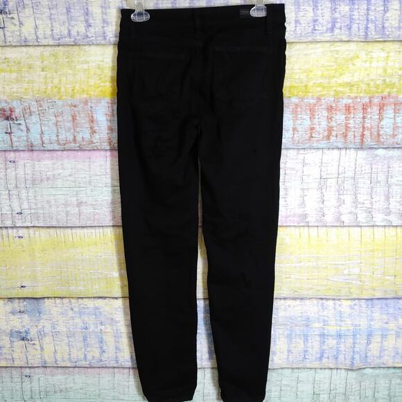Paige Verdugo Ankle destroyed black jeans size 26 - Picture 3 of 13